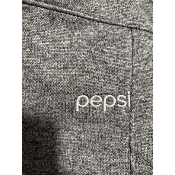 Eddie Bauer Jacket Pepsi Womens M Gray Zip Up Sweater Fleece - Picture 4 of 8